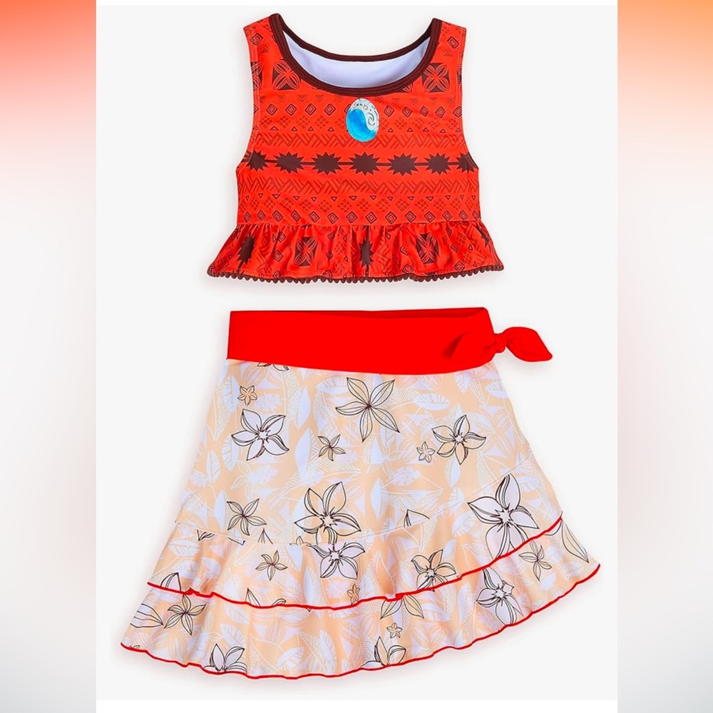 Disney Moana Deluxe Swim Set for Girls